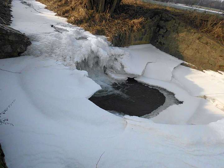 Wasserfall gefroren